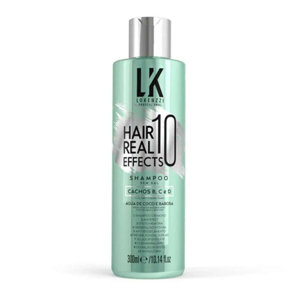 Shampoo Lokenzzi Cachos Hair Real 10 Effects 300ml