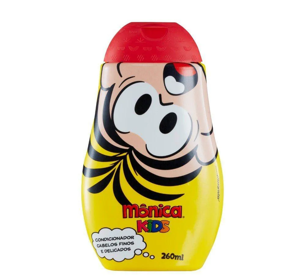 Condicionador Turma da Mônica Cabelos Finos e Delicados Revitalizante 260ml