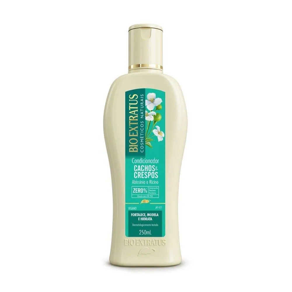 Condicionador Bio Extratus Cachos e Crespos Hidratante Fortalecimento 250ml