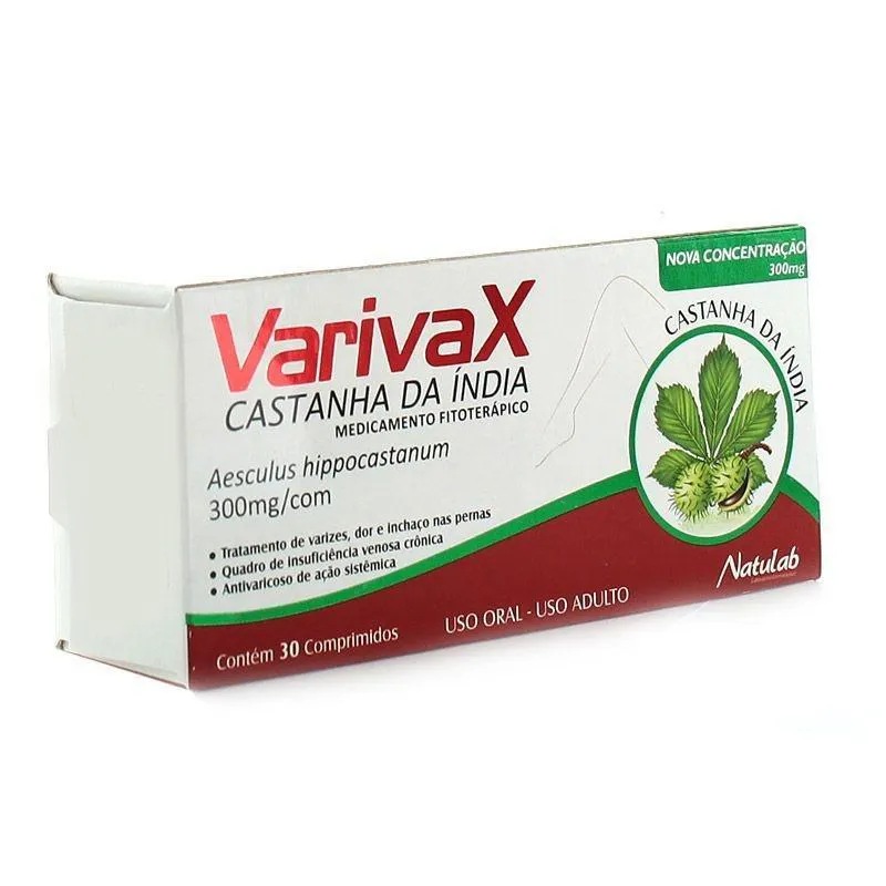 CASTANHA DA INDIA - VARI VAX 300MG  30CPR NATULAB
