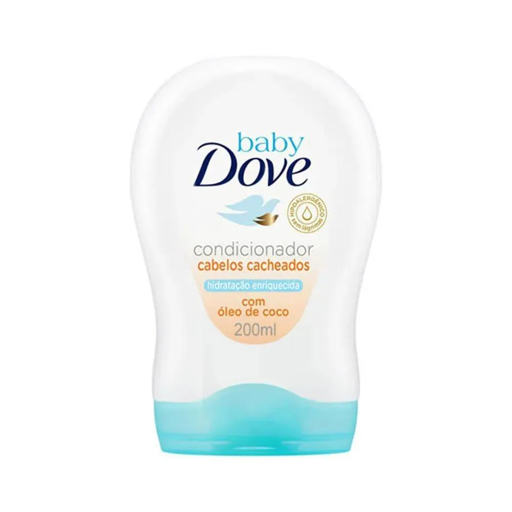 CONDICIONADOR DOVE BABY CACHEADOS ENRIQUECIDA 200ML