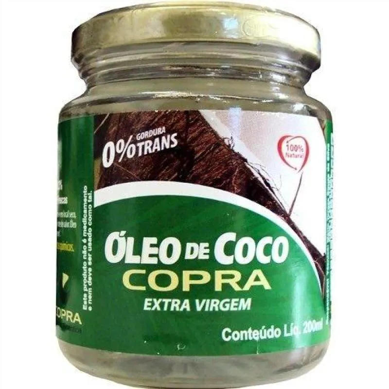 OLEO DE COCO COPRA  EXTRA VIRGEM 200ML