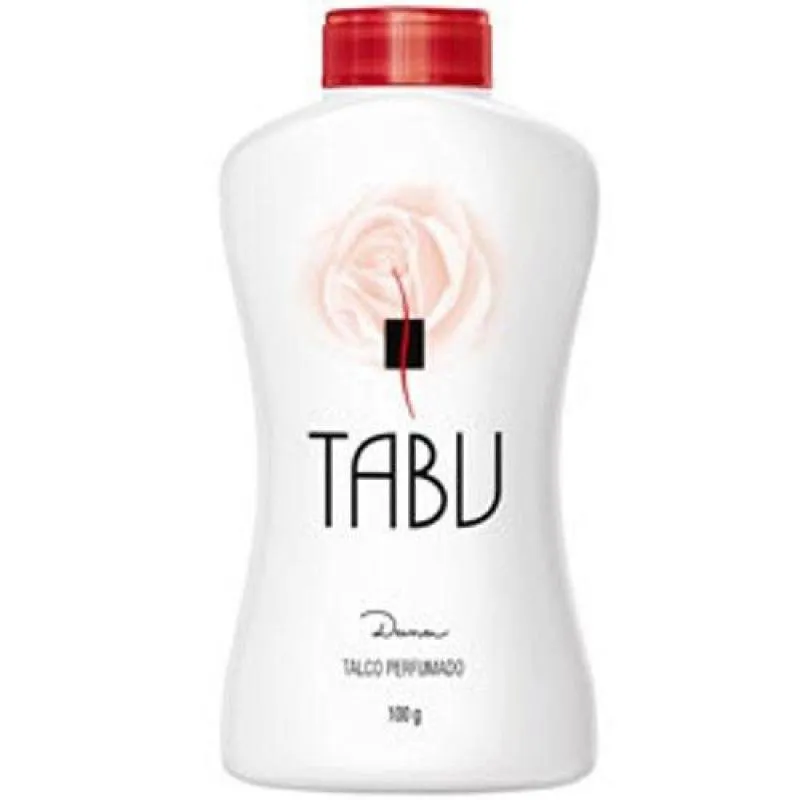 Talco Tabu Desodorante Perfumado Adulto 100g