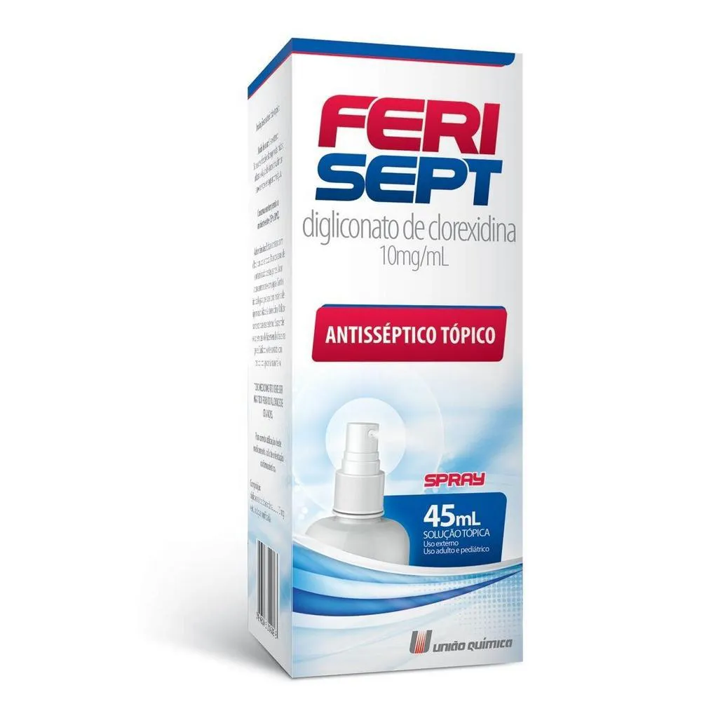 ANTISSEPTICO SPRAY - CLOREXIDINA 45ML - FERISEPT -UQ