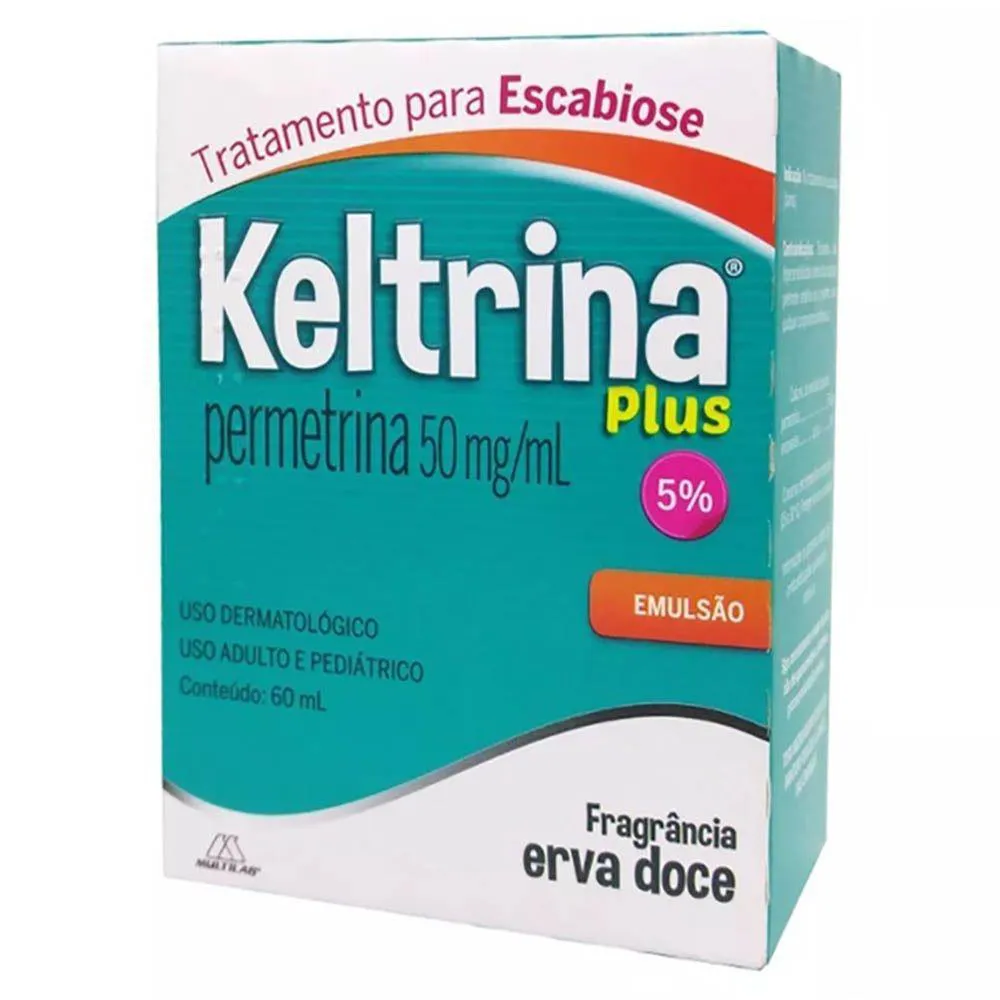 PERMETRINA 5%  LOCAO 60ML - KELTRINA PLUS MULTILAB