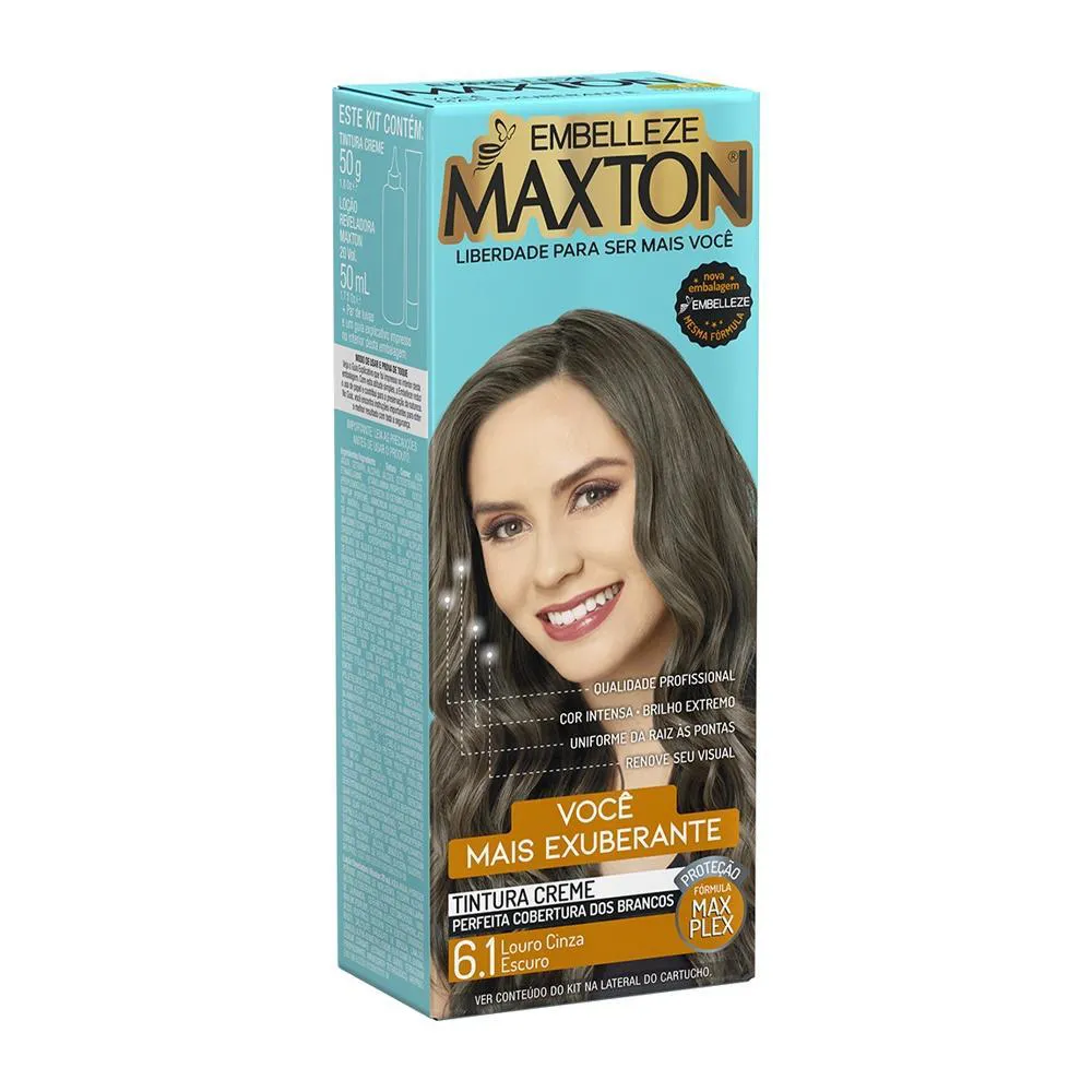 TINTURA MAXTON 6.1 LOURO CINZA ESCURO