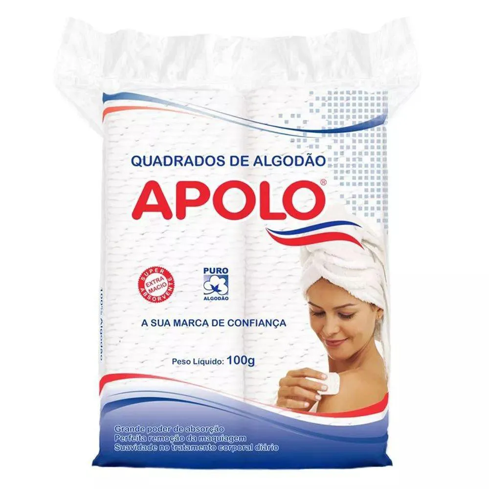 ALGODAO APOLO QUADRADO FACIAL 100G