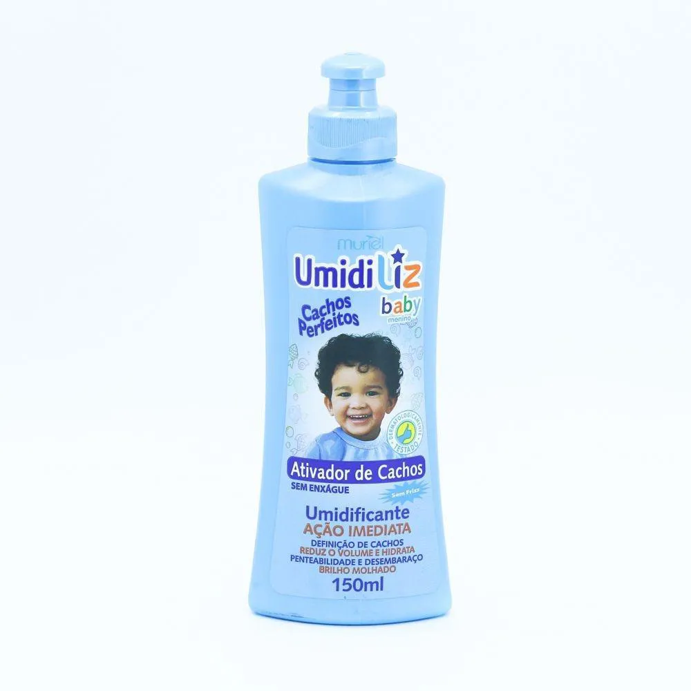 ATIVADOR DE CACHOS UMIDILIZ BABY MENINO150ML - MURIEL
