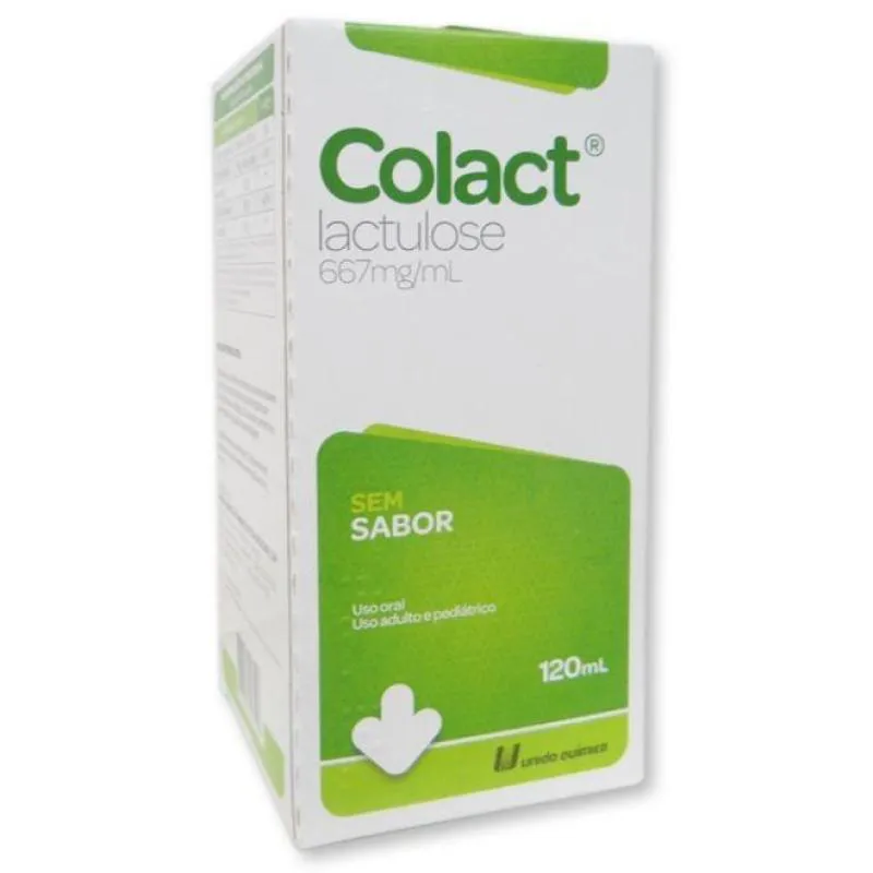 LACTULOSE COLACT SEM SABOR 120ML  UNIAO QUIMICA