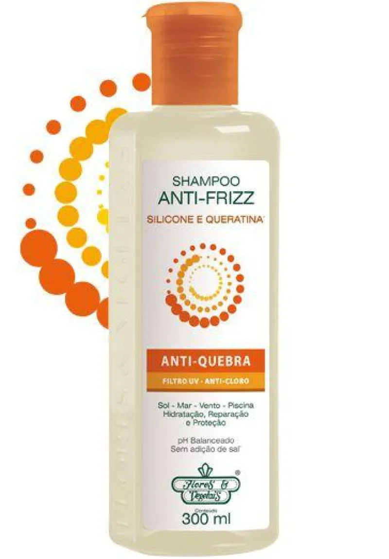 SHAMPOO FLORES E VEGETAIS 310ML ANTI QUEBRA