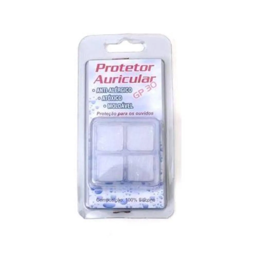 PROTETOR AURICULAR GP30 2 PARES SILICONE