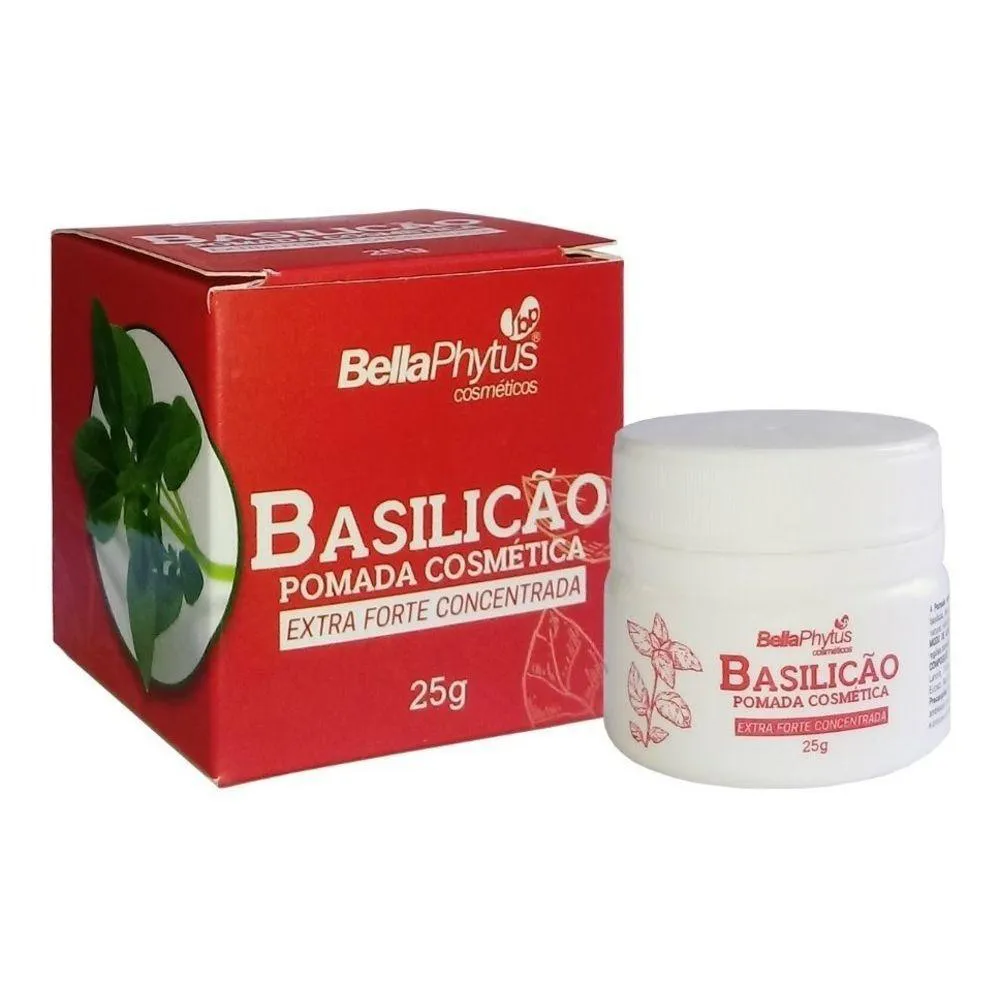 POMADA DE BASILICAO EXTRA FORTE 25G BELLAPHYTUS