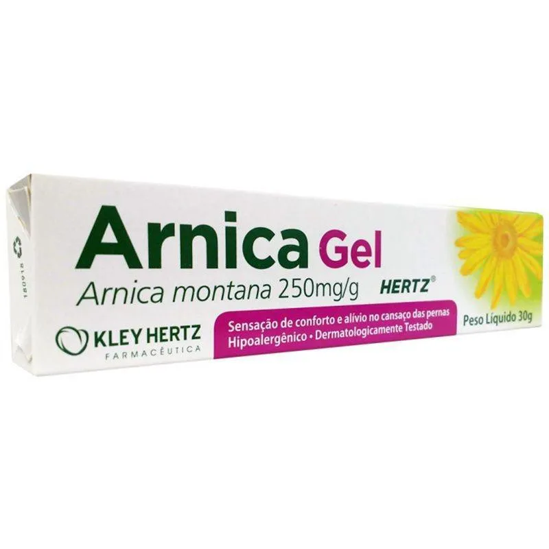 ARNICA HERTZ GEL HIDRATANTE PARA AS PERNAS 30G - KLEY HERTZ