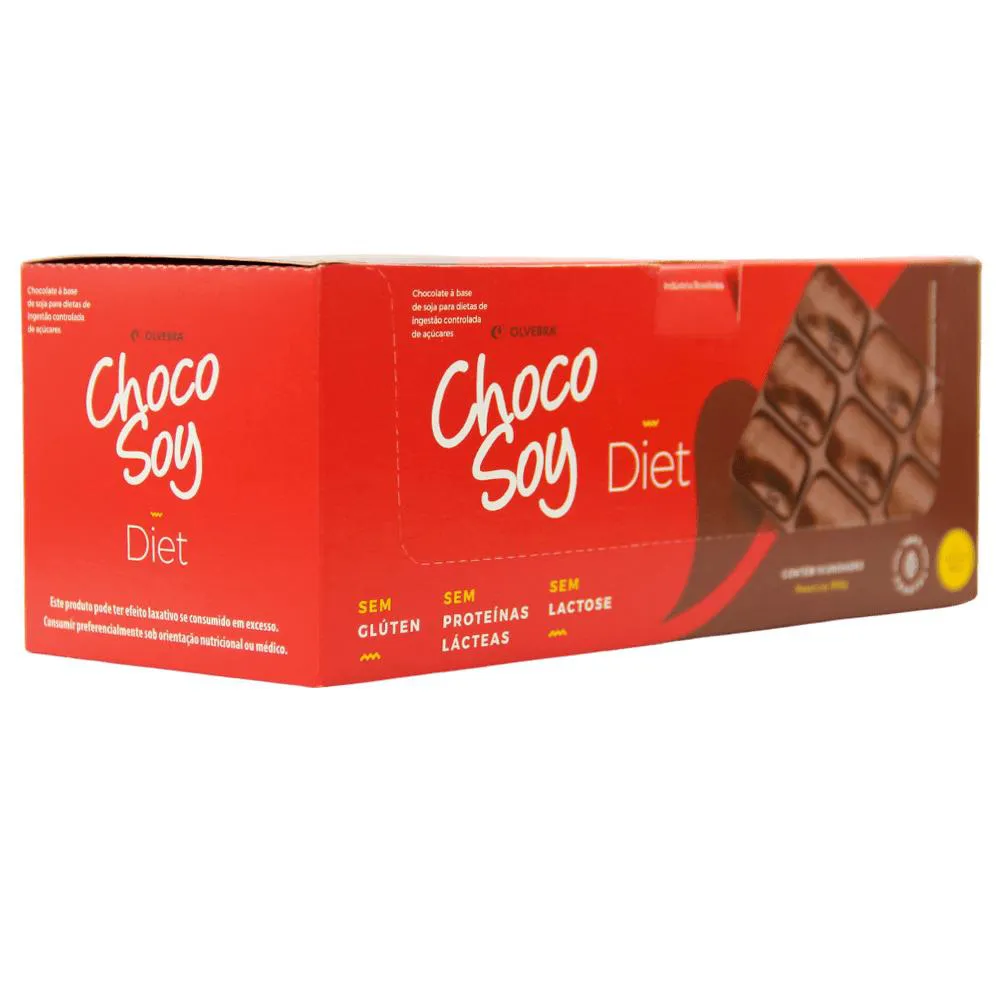 10UNI BARRA DIET 80GR - CHOCOSOY