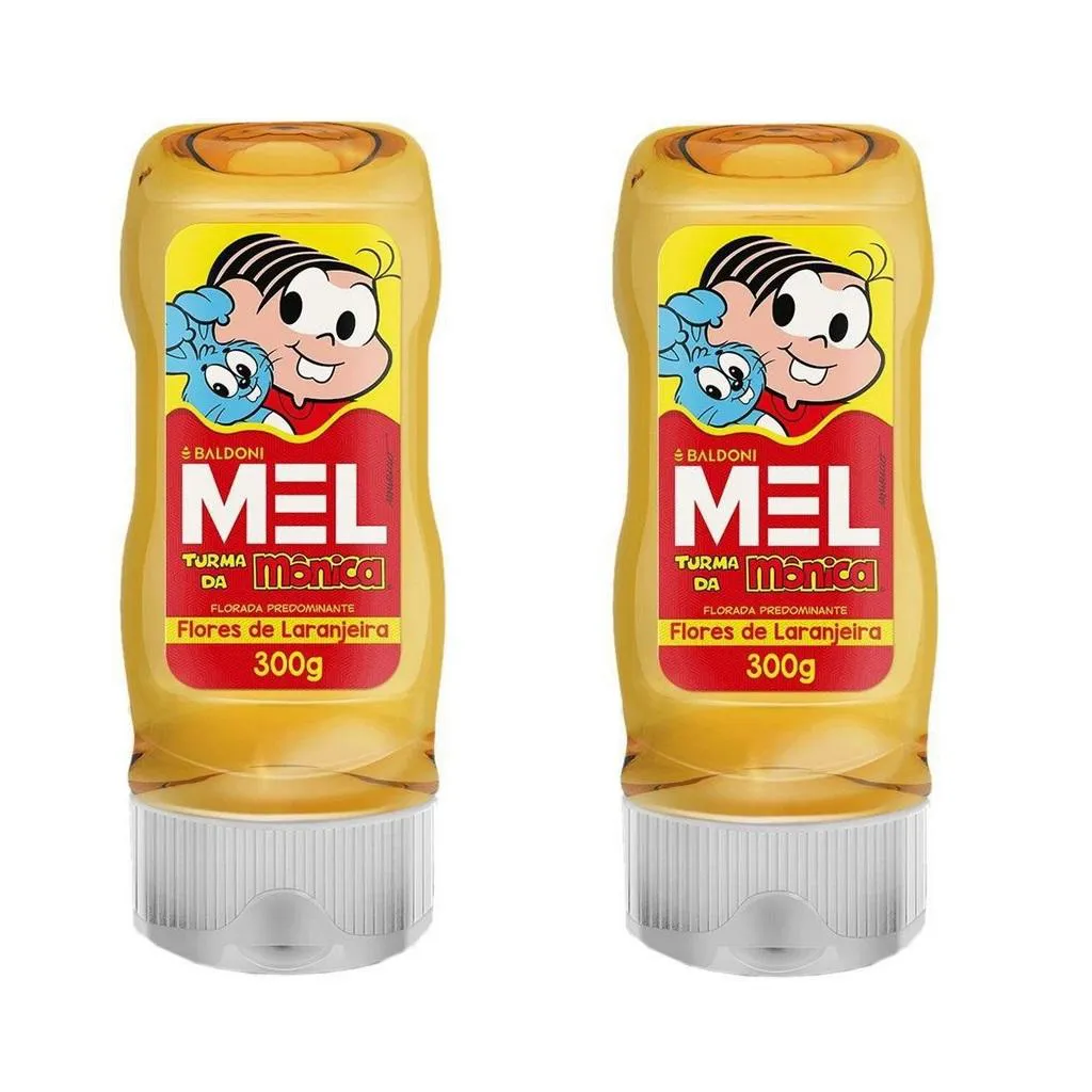 KIT 2UNI MEL TURMA DA MôNICA LARANJEIRA 300GR - BALDONI