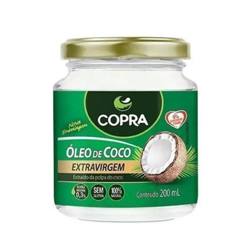 ÓLEO DE COCO EXTRAVIRGEM 200ML - COPRA