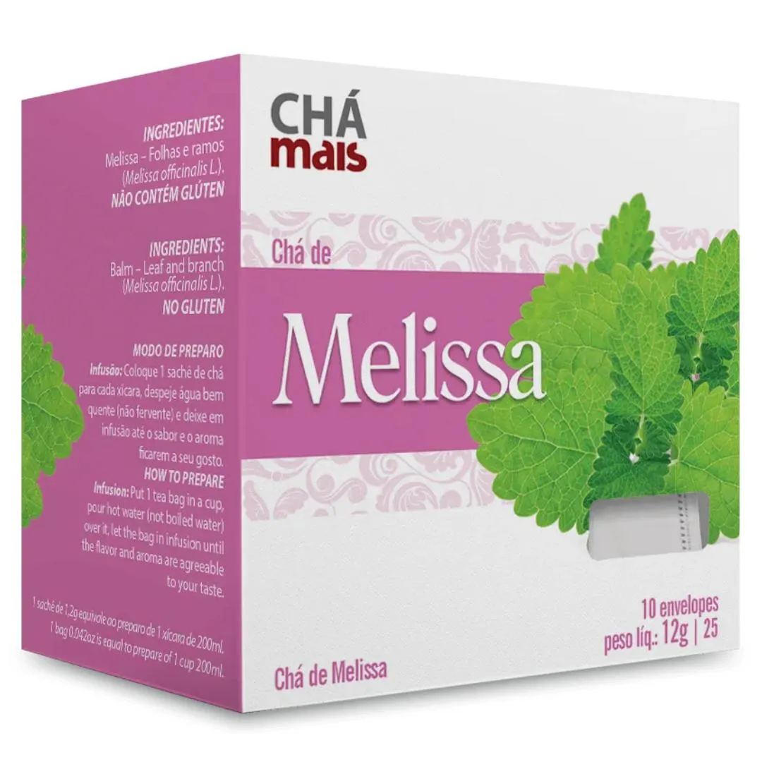 CLINICMAIS CHá MELISSA 10 SACHêS 12G - CHá MAIS