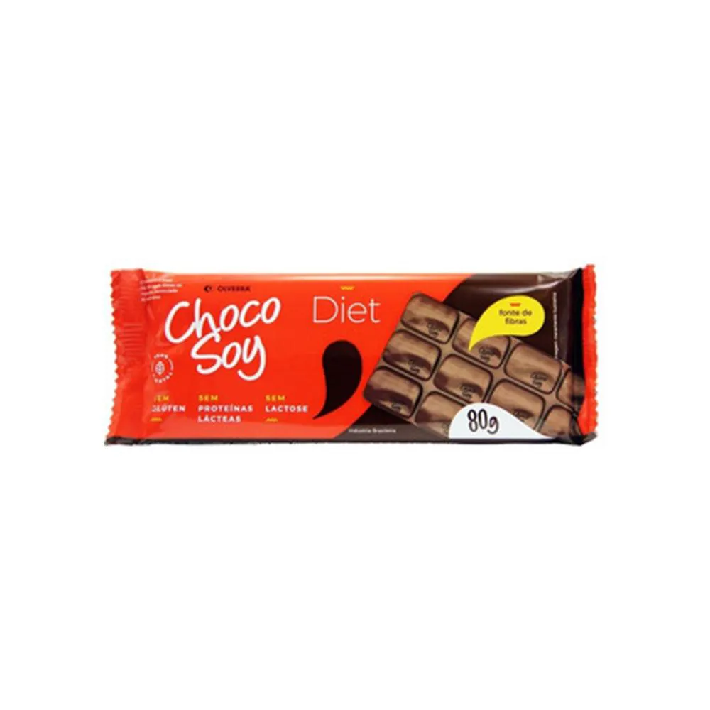 BARRA DIET 80GR - CHOCOSOY