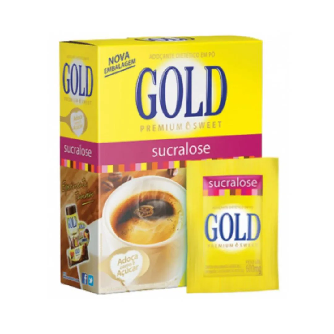 ADOçANTE SUCRALOSE EM Pó 50X6MG - GOLD