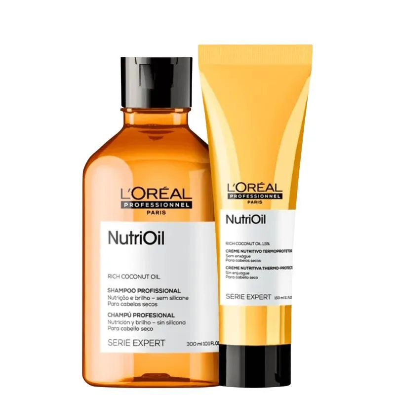 KIT L'ORÉAL PROFESSIONNEL NUTRIOIL SHAMPOO + CONDICIONADOR