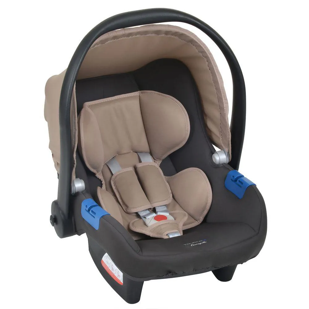 BEBê CONFORTO BURIGOTTO TOURING X DE 0 ATé 13 KG CINZA E BEGE