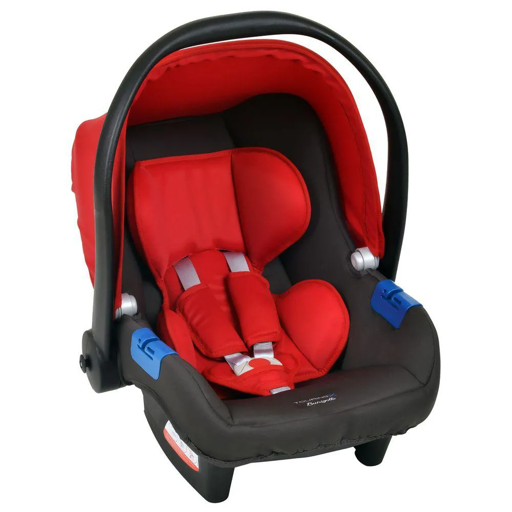 BEBê CONFORTO BURIGOTTO TOURING X DE 0 ATé 13 KG CINZA E VERMELHO