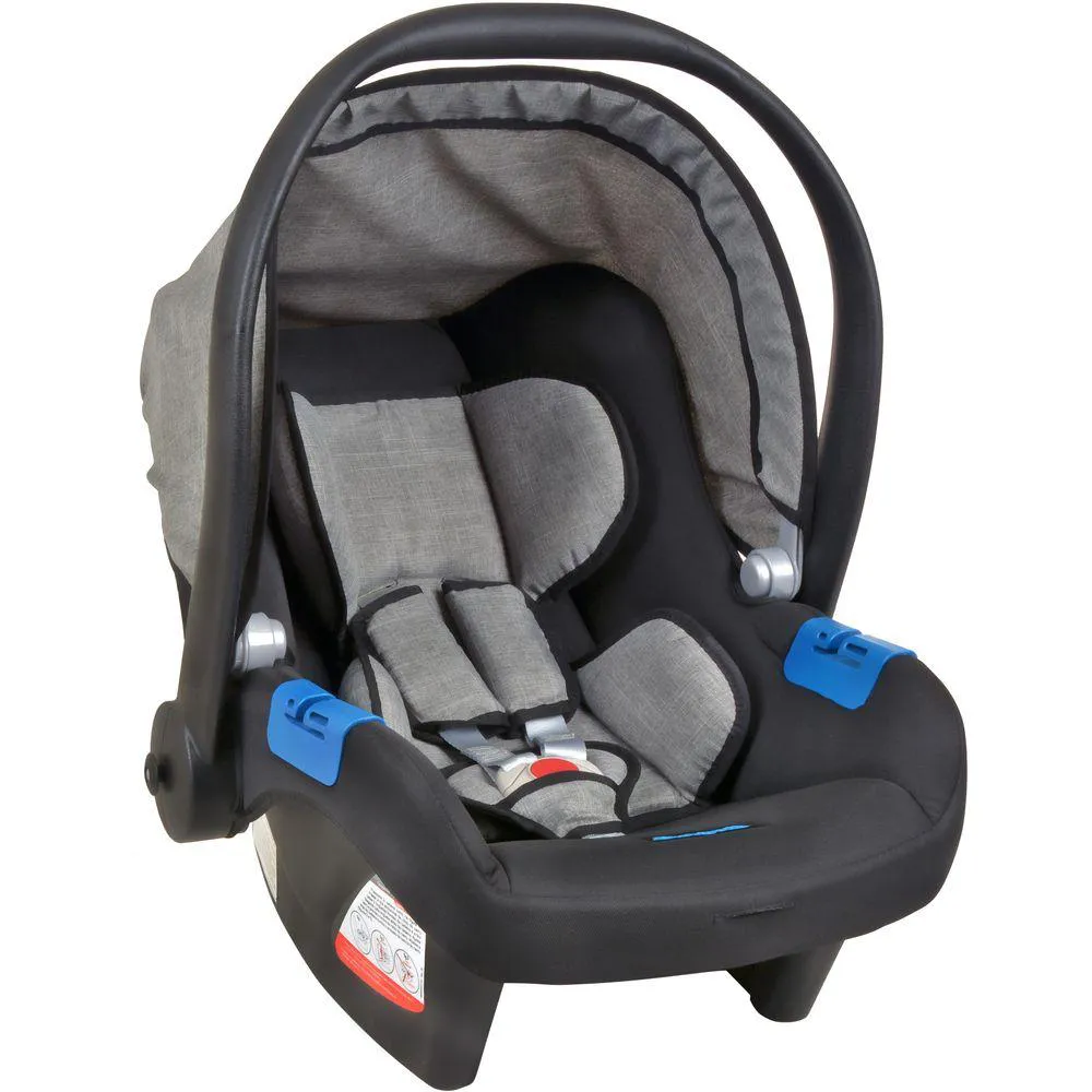 BEBê CONFORTO BURIGOTTO TOURING X DE 0 ATé 13 KG GRAY PRETO COM CINZA Preto E Cinza