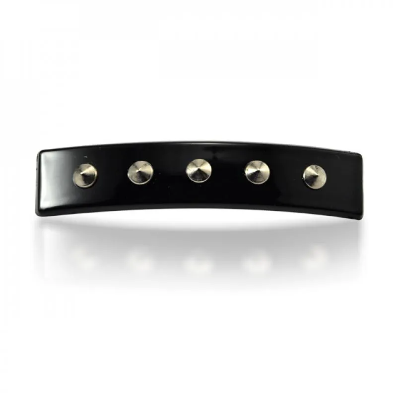 PRESILHA COM SPIKE PRETO 9X1,5CM