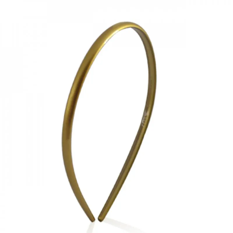 TIARA LISA DOURADA 0,7CM LARG