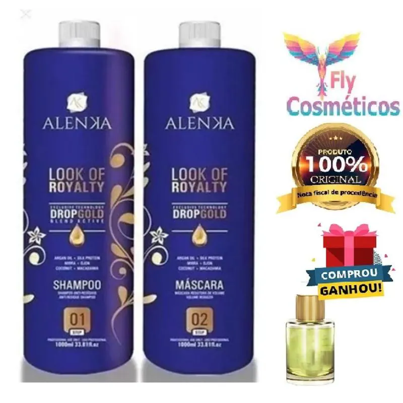 KIT PROGRESSIVA ORGANICA ALENKA LOOK SEM FORMOL 2X1LITRO