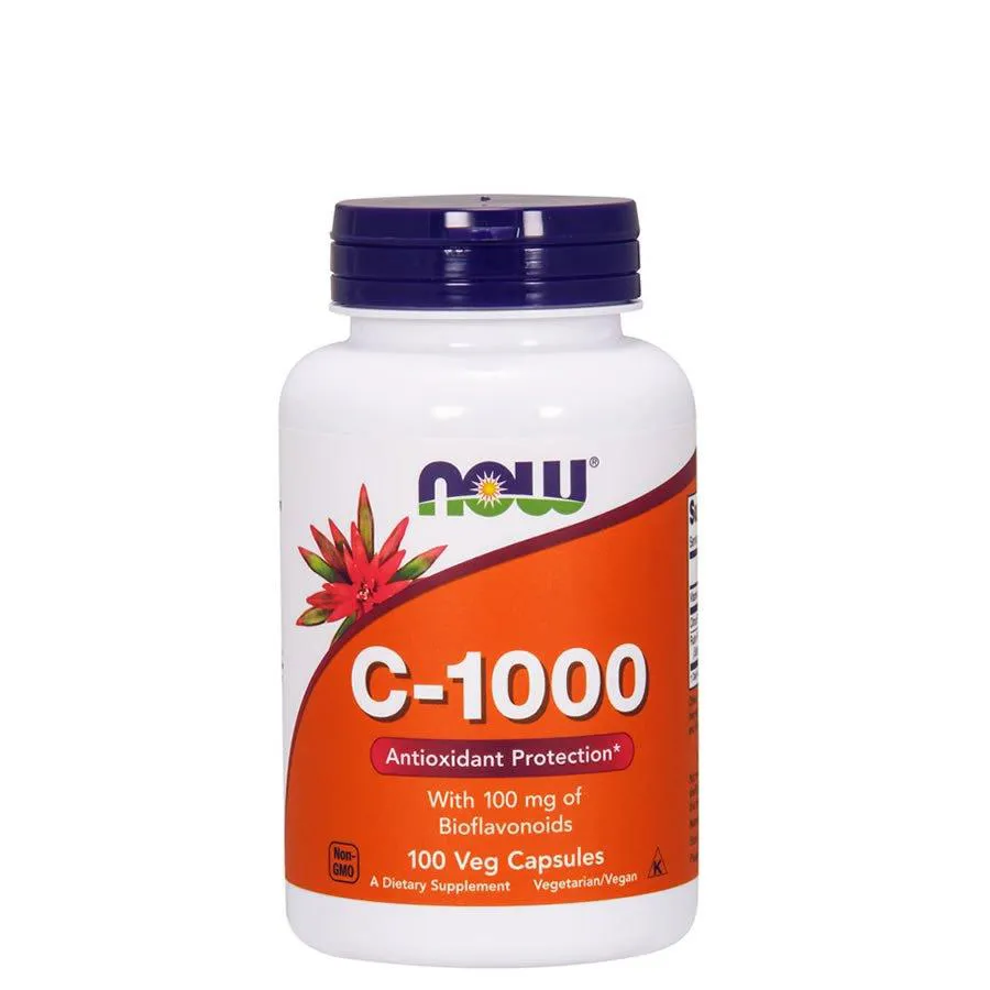 VITAMINA C 1.000MG  NOWFOODS 100 CAPSULAS IMPORTADO