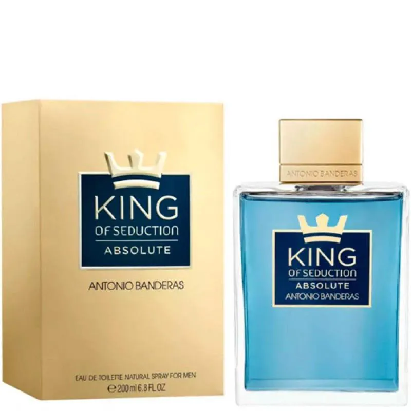 King Of Seduction Absolute Antonio Banderas Eau De Toilette 200ml - Perfume Masculino