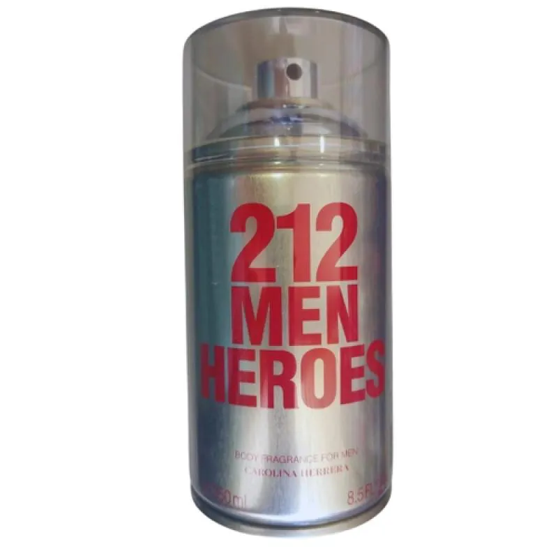 212 MEN Heroes Carolina Herrera - Body Spray Masculino 250ml