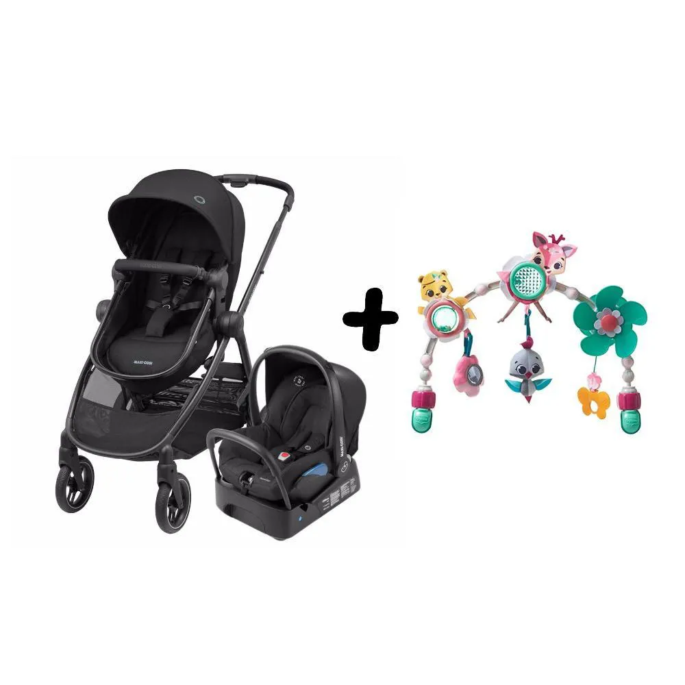 TRAVEL SYSTEM ANNA³ TRIO MAXI-COSI ESSENTIAL BLACK + ARCO SUNNY STROLL