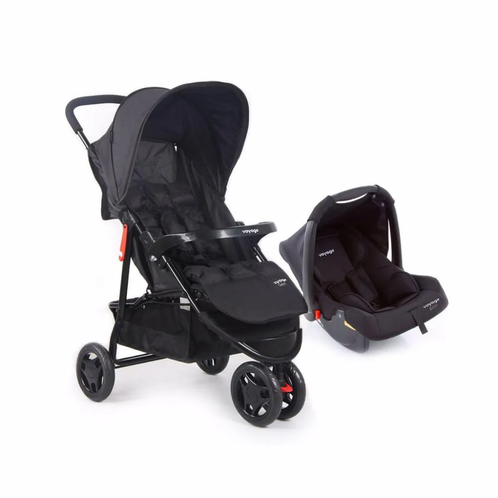 TRAVEL SYSTEM DELTA DUO PRO VOYAGE - PRETO