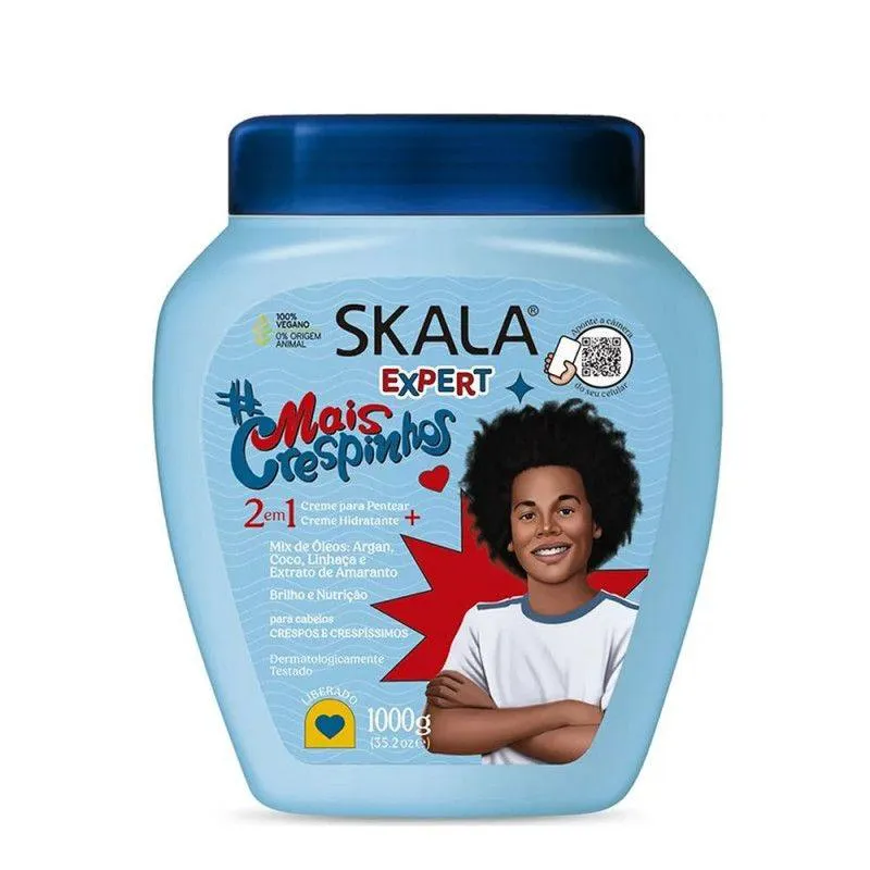 CREME DE TRATAMENTO MAIS CRESPINHO KIDS 1KG SKALA