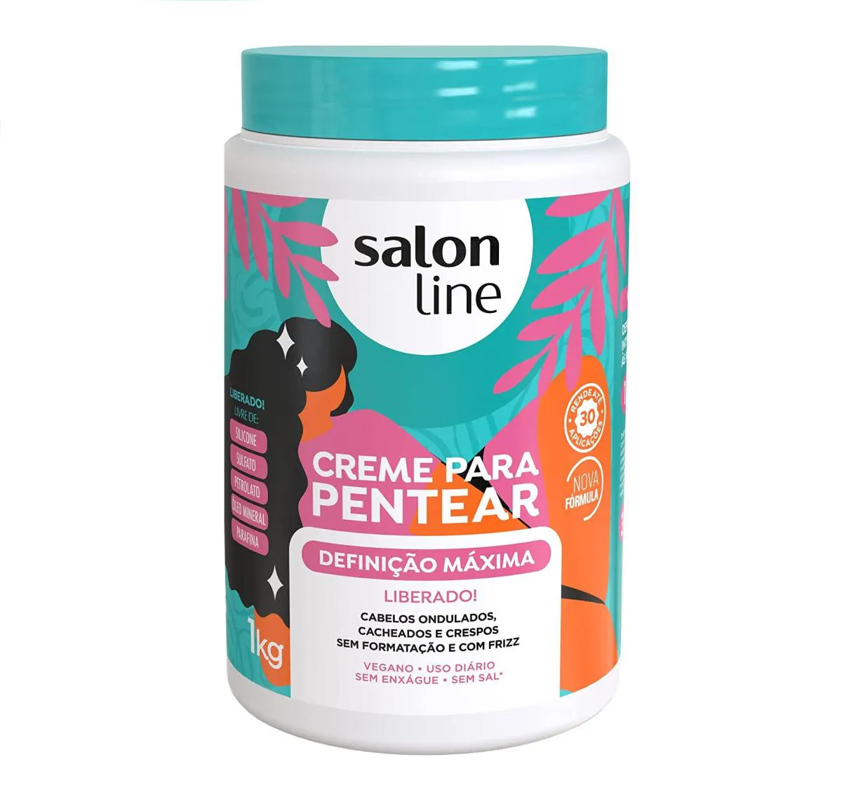 CREME PARA PENTEAR SALON LINE DEFINICAO MáXIMA 1KG
