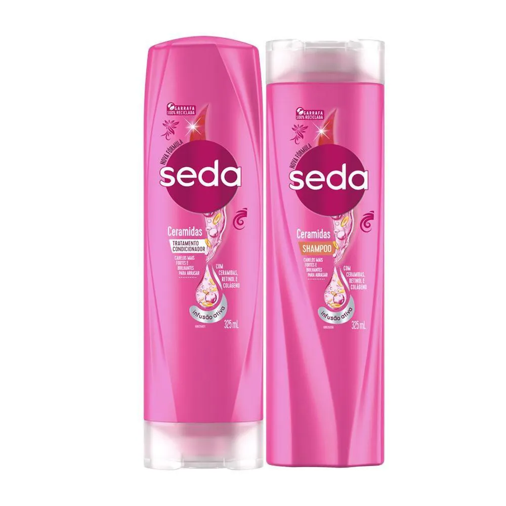 KIT SEDA CERAMIDAS SHAMPOO 325ML + CONDICIONADOR 325ML