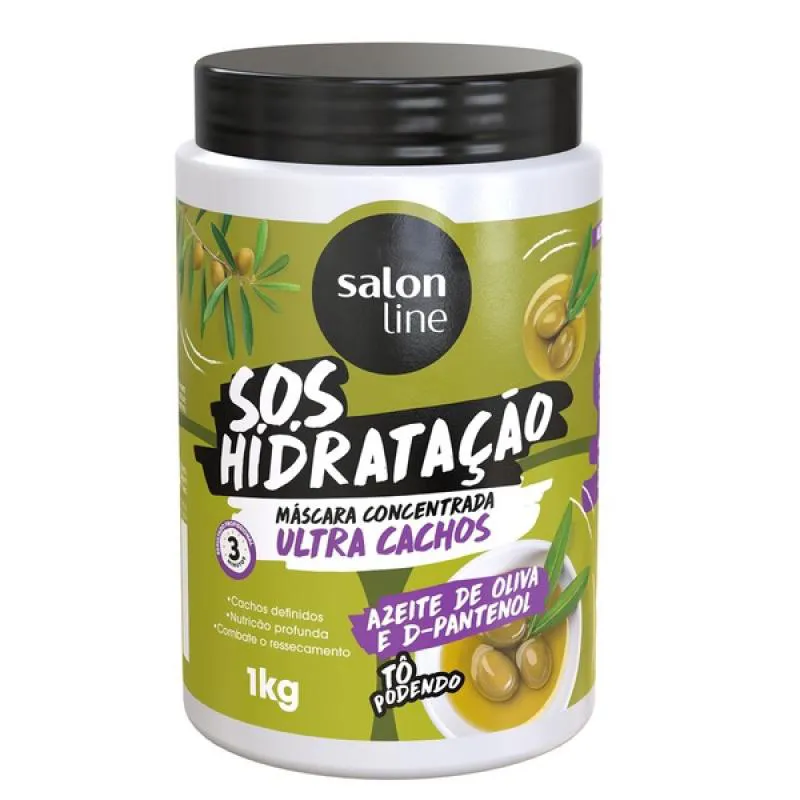 MáSCARA SALON LINE SOS ULTRA CACHOS NV3 1KG