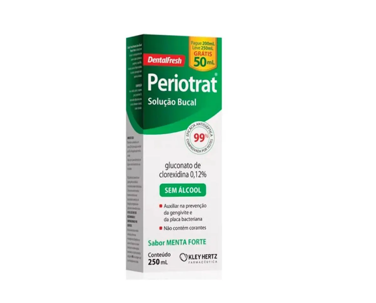 PERIOTRAT SEM ÁLCOOL  SABOR MENTA FORTE 250ML - KLEY HERTZ