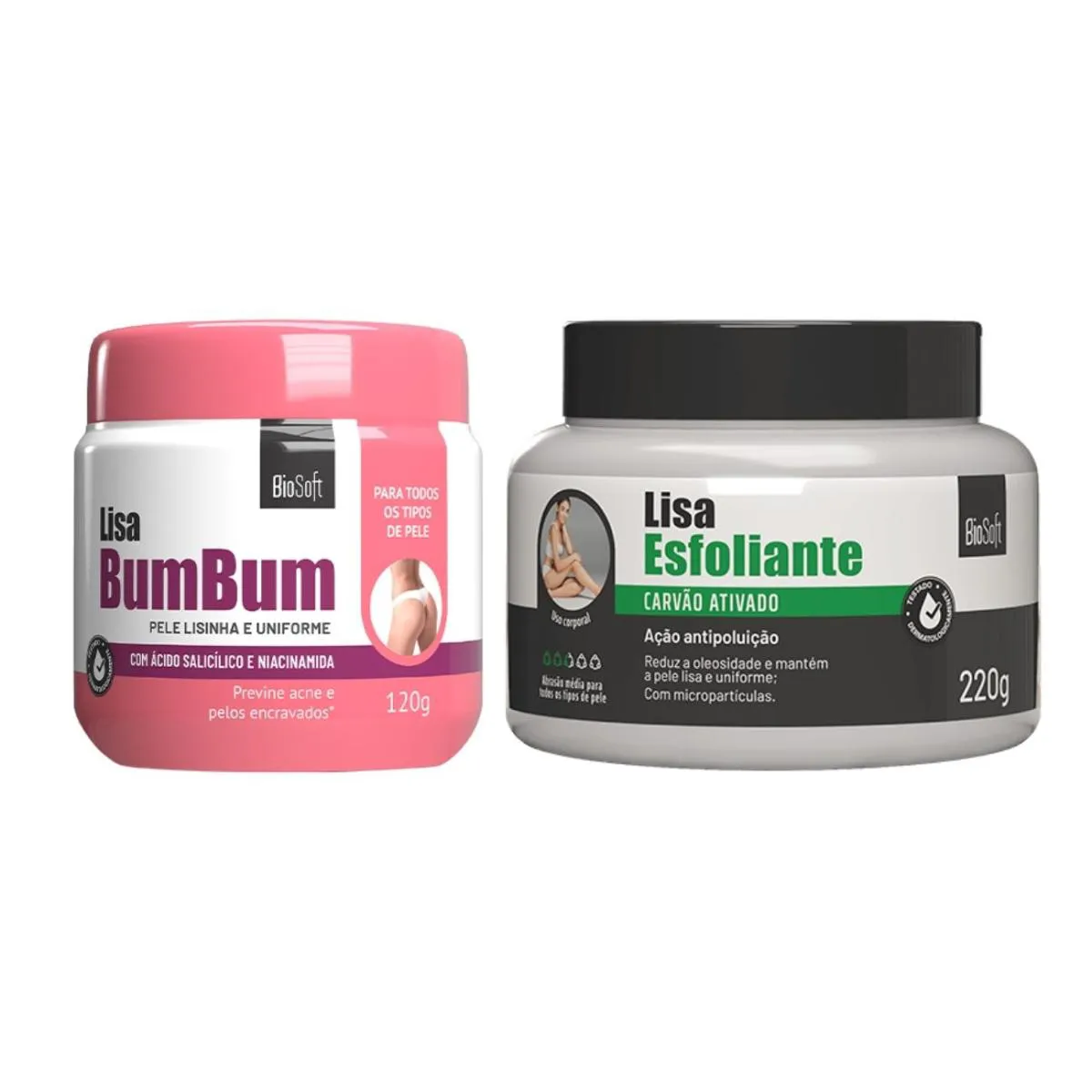 TRATAMENTO PARA ESPINHAS NO BUMBUM CREME E ESFOLIANTE KIT