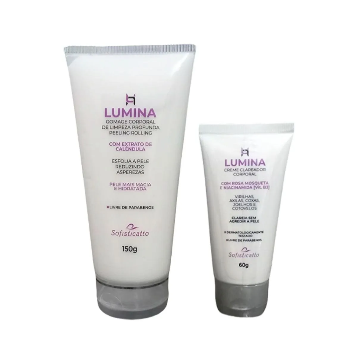 CLAREADOR GOMAGE PEELING TIRA MANCHAS CORPORAL LINHA LUMINA