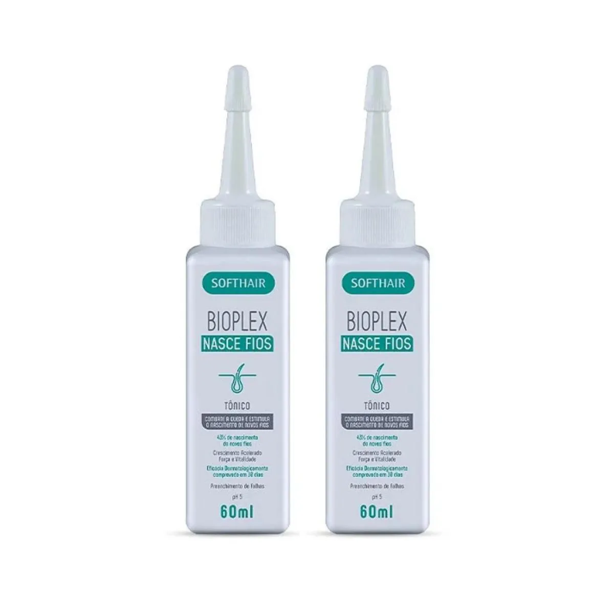 2 TONICO DE CRESCIMENTO CAPILAR ANTI QUEDA BIOPLEX SOFT HAIR