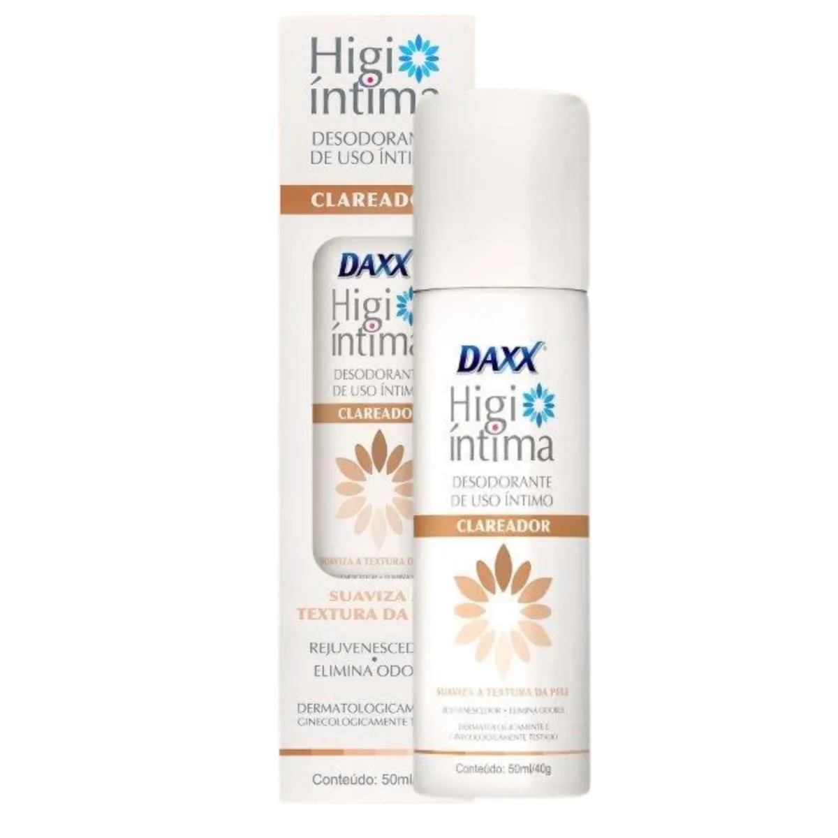PERFUME DESODORANTE INTIMO CLAREADOR DE VIRILHA HIGI ÍNTIMA DAXX