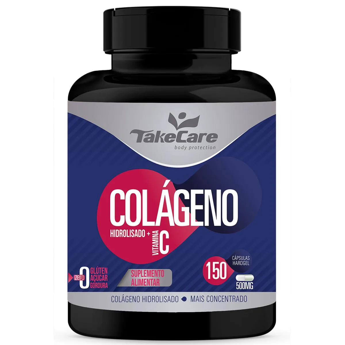 COLÁGENO HIDROLISADO + VITAMINA C 150 CÁPSULAS - TAKE CARE
