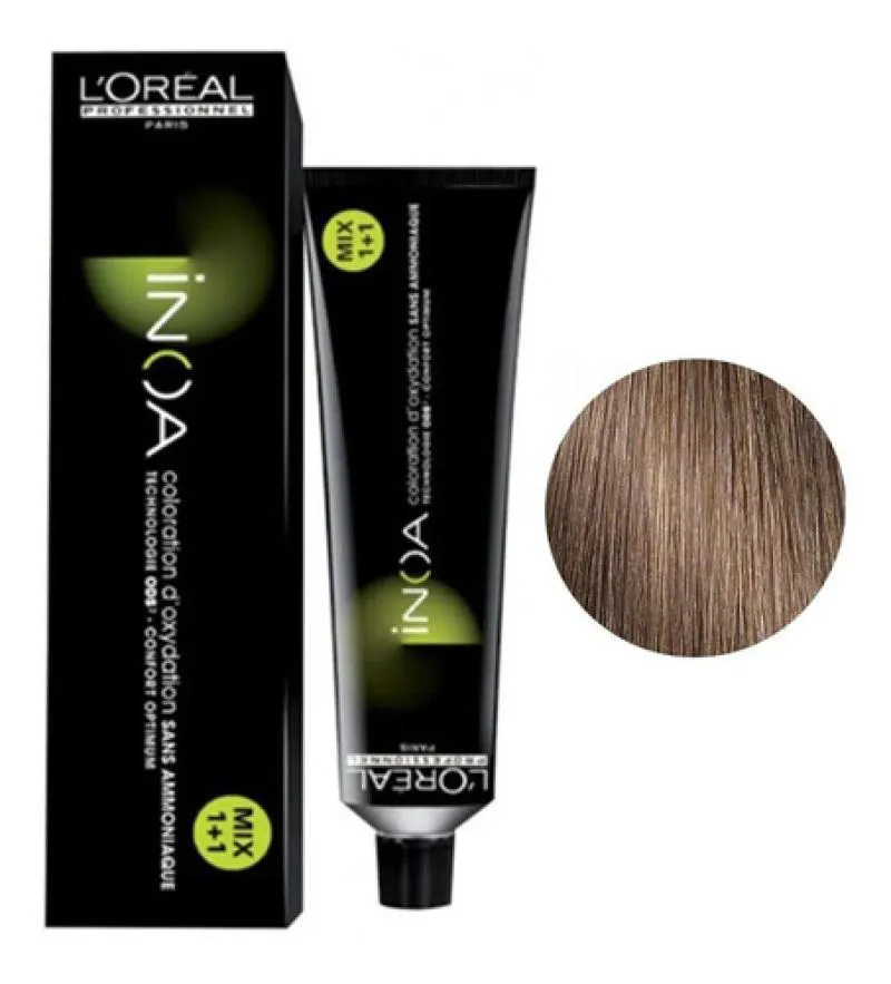 COLORAçãO INOA 7.8 LOURO MARROM LOREAL 60G