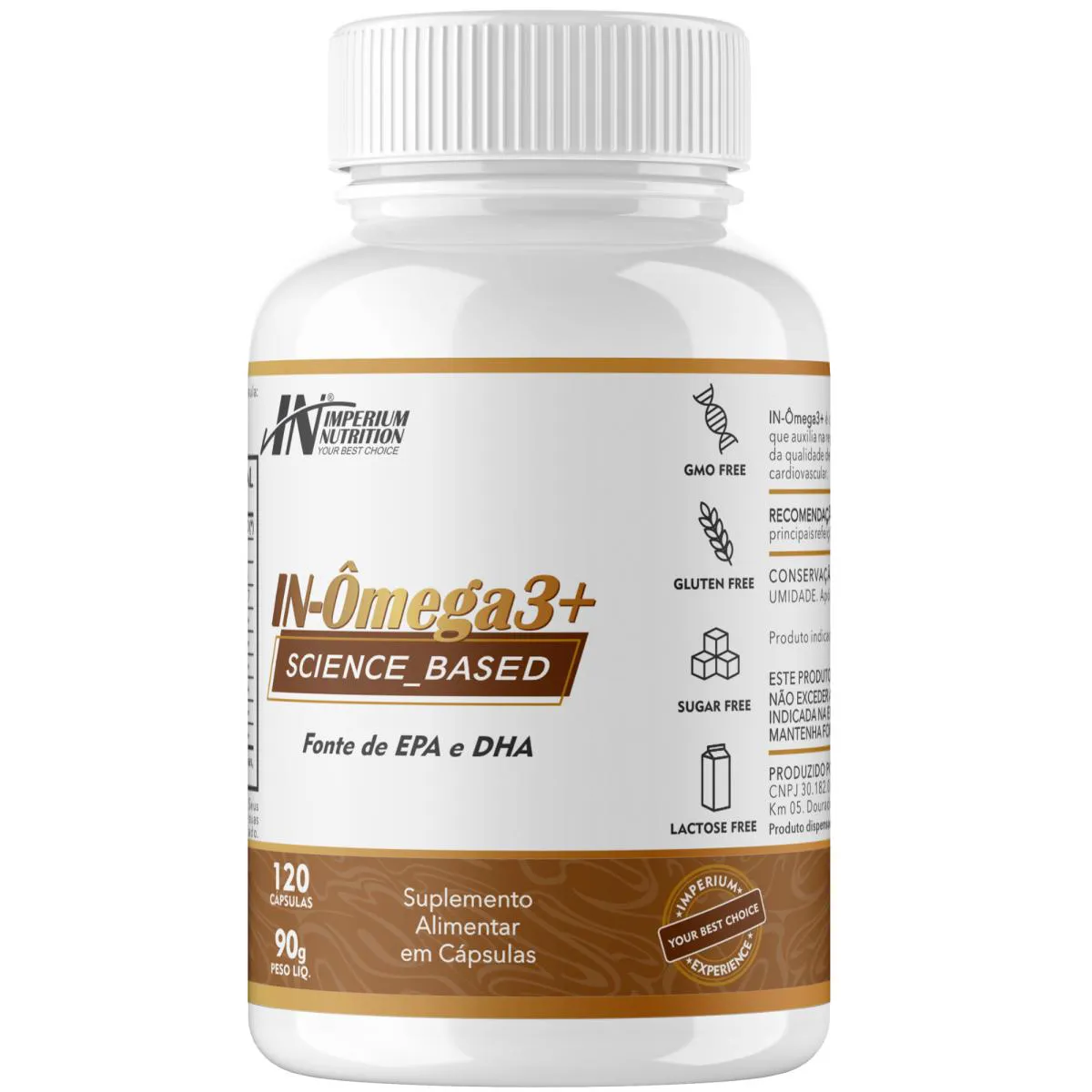 IN-ÔMEGA3+ (ÔMEGA3 120 CáPSULAS) IMPERUM NUTRITION