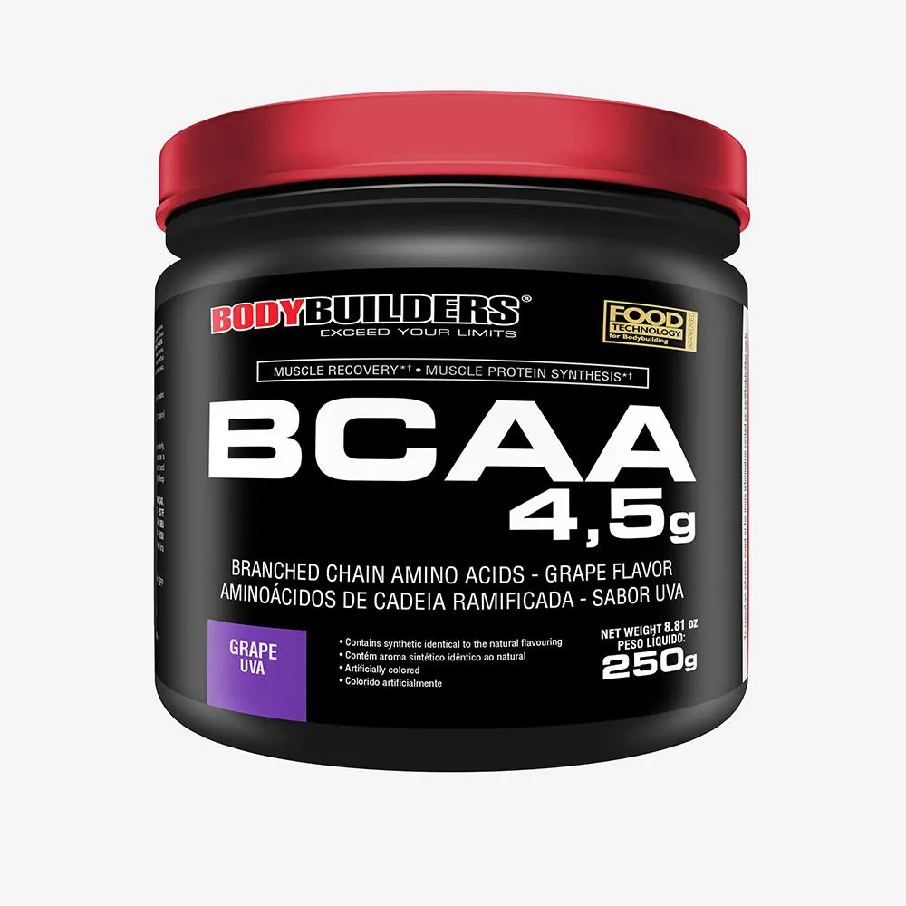 BCAA 4.5 POWDER - 250G - BODYBUILDERS SABOR UVA