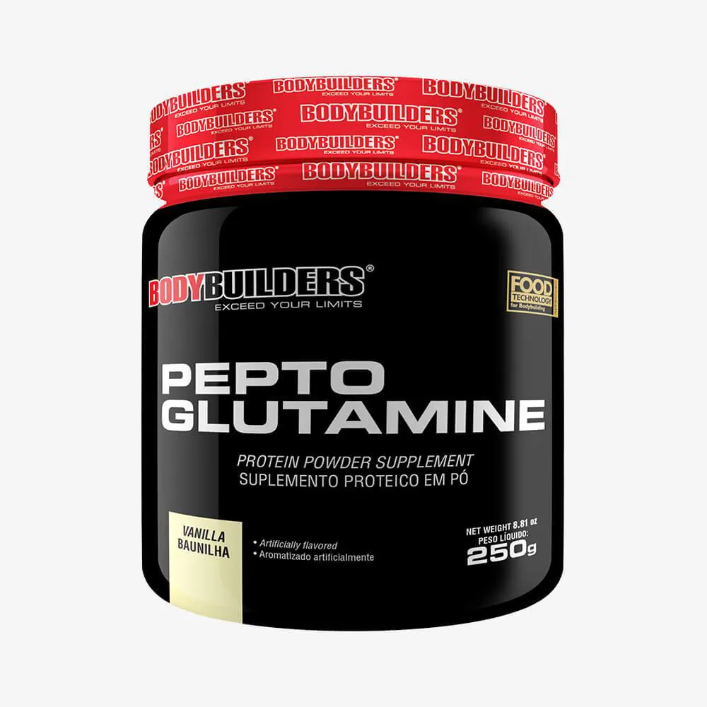 PEPTO GLUTAMINE BODYBUILDERS BAUNILHA 250G