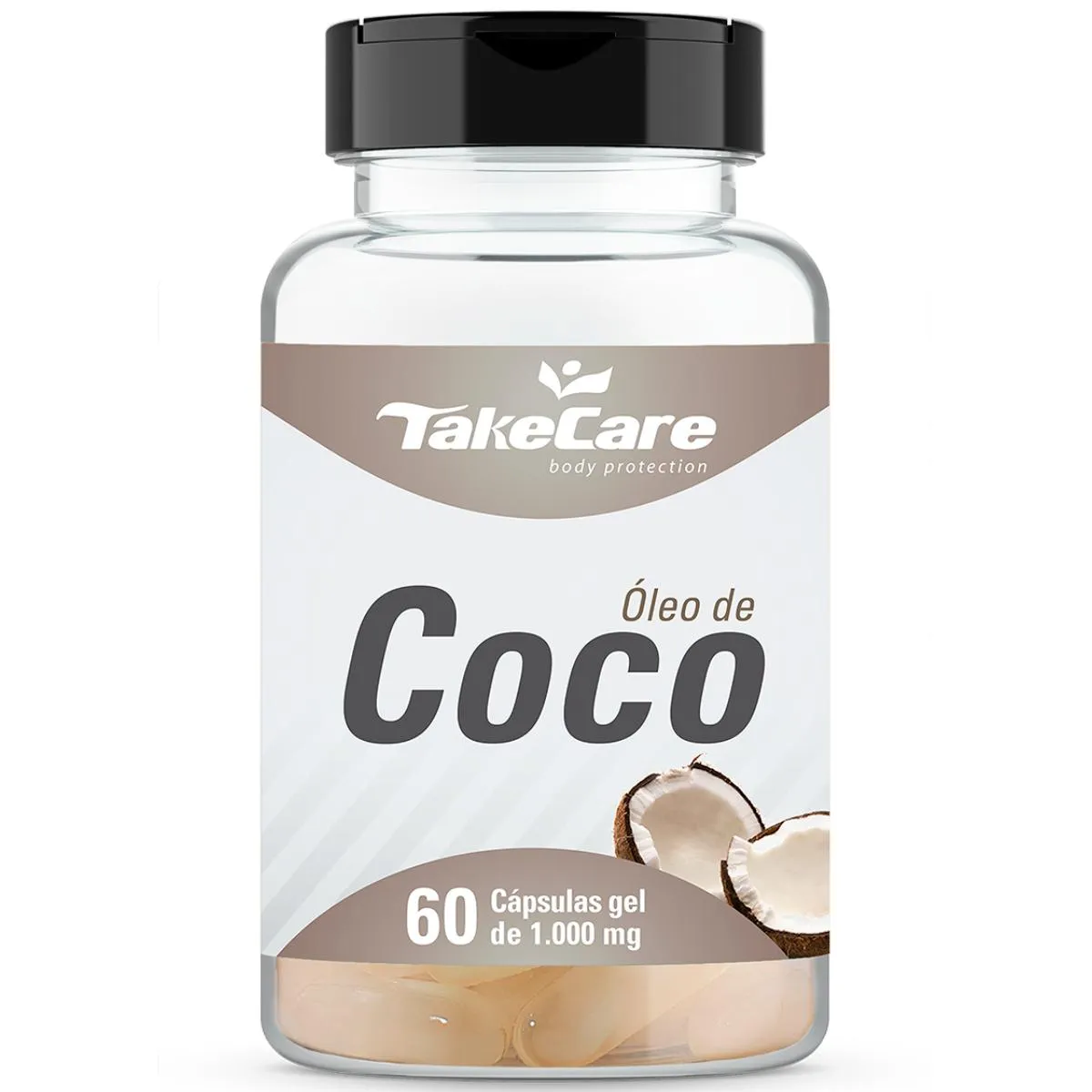 ÓLEO DE COCO EXTRA VIRGEM 1000MG 60 CÁPSULAS – TAKE CARE